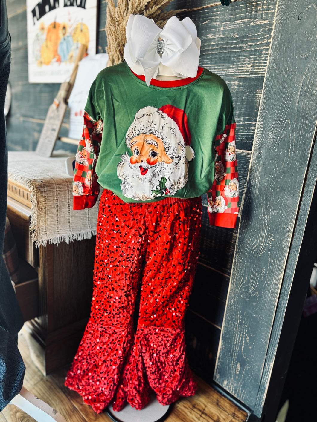 Vintage Santa bodysuit