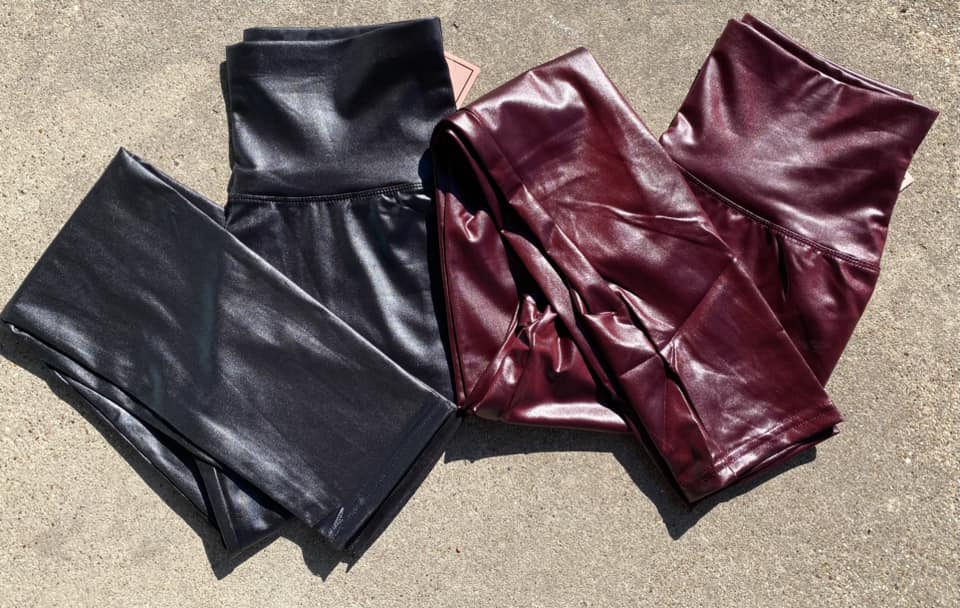 Faux Leather Leggins